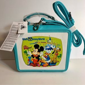 NWT. Loungefly Lunch Box style crossbody bag. Walt Disney World 50th